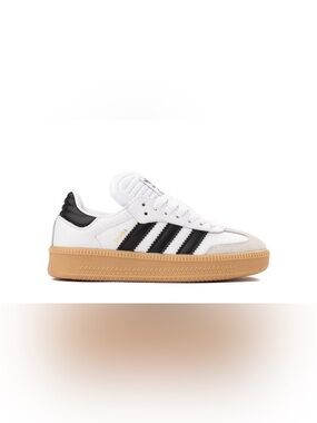 adidas Samba XLG Athletic Shoe - Big Kid - White / Core Black